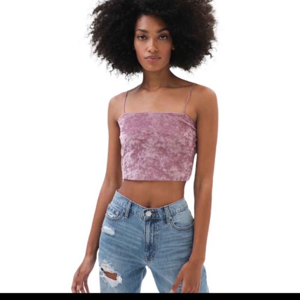 Aeropostale Velvet Cropped Cami